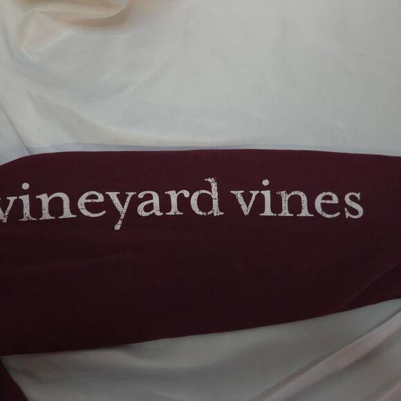 Vineyard Vines Mens XS Burgundy Red Long Sleeve Pocket Cotton Tee T-Shirt - Picture 4 of 7